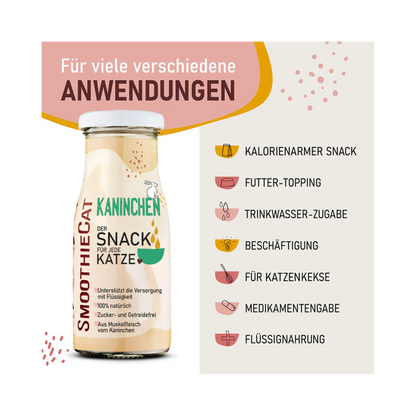 SmoothieCat Kaninchen – magerer Katzensmoothie mit Pastinake