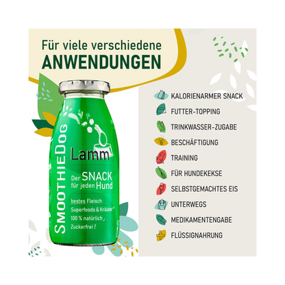 SmoothieDog Lamm – 100 % natürliche Zutaten für Hunde