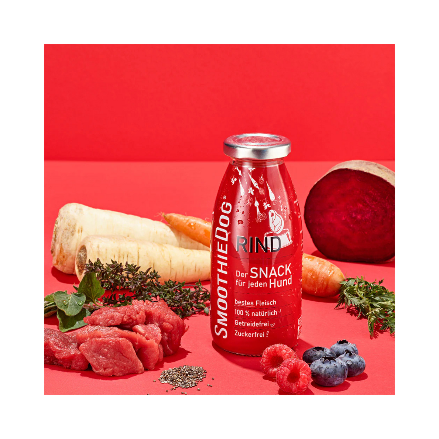 SmoothieDog Rind – 100 % natürliche Zutaten für Hunde