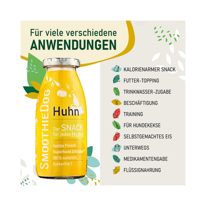 SmoothieDog Huhn – 100 % natürliche Zutaten für Hunde