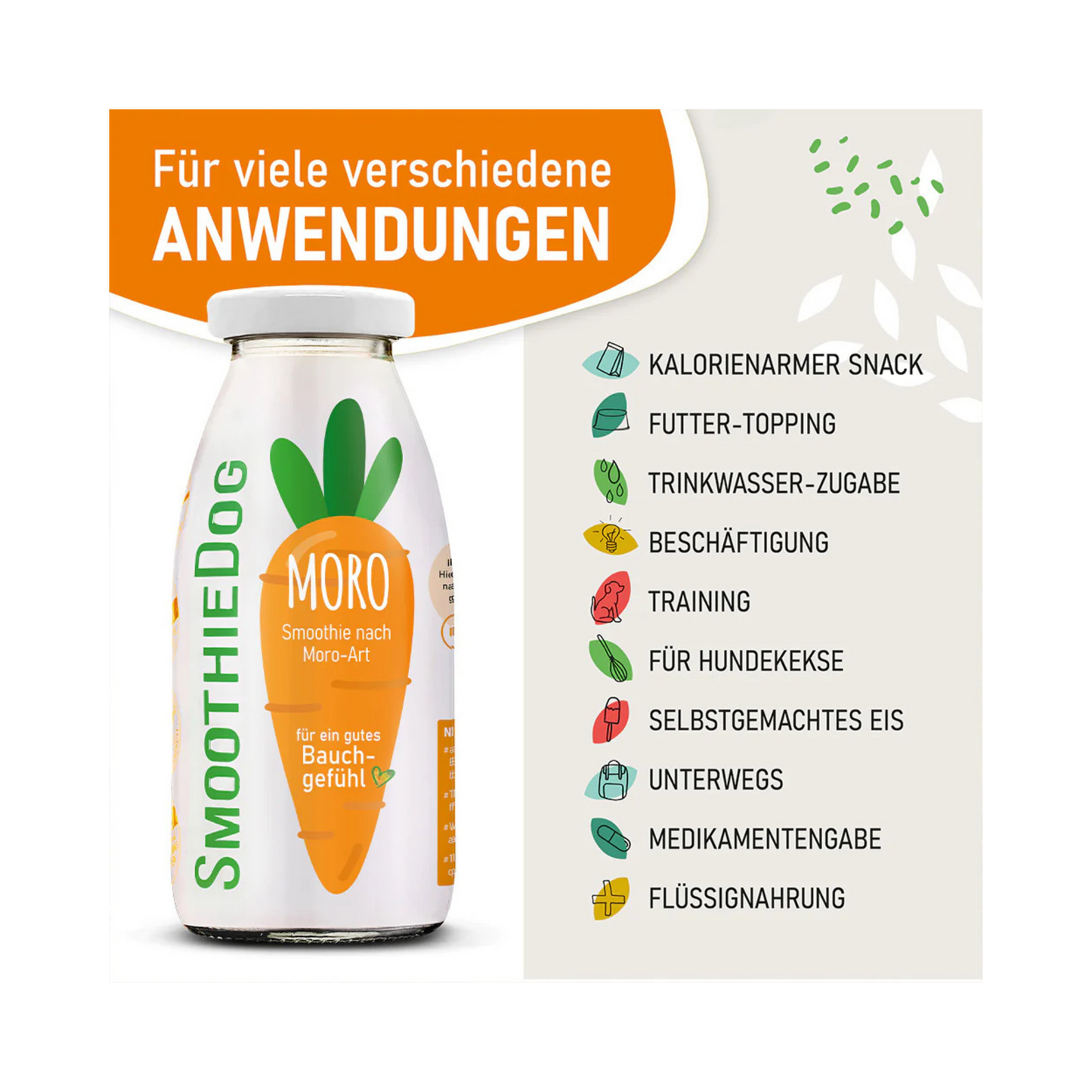 SmoothieDog Moro – natürliche Unterstützung für den Magen-Darm-Trakt