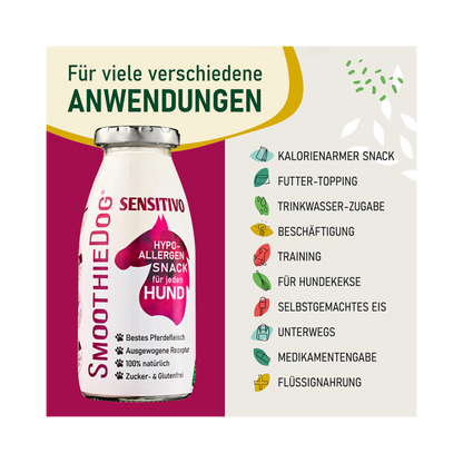 SmoothieDog Sensitivo – Pferd für empfindliche Hunde