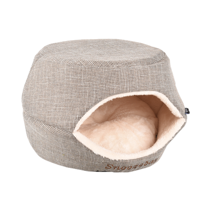 Snoozebay Ovales Kuschelbett für Katzen und kleine Hunde – Der perfekte Ruheplatz