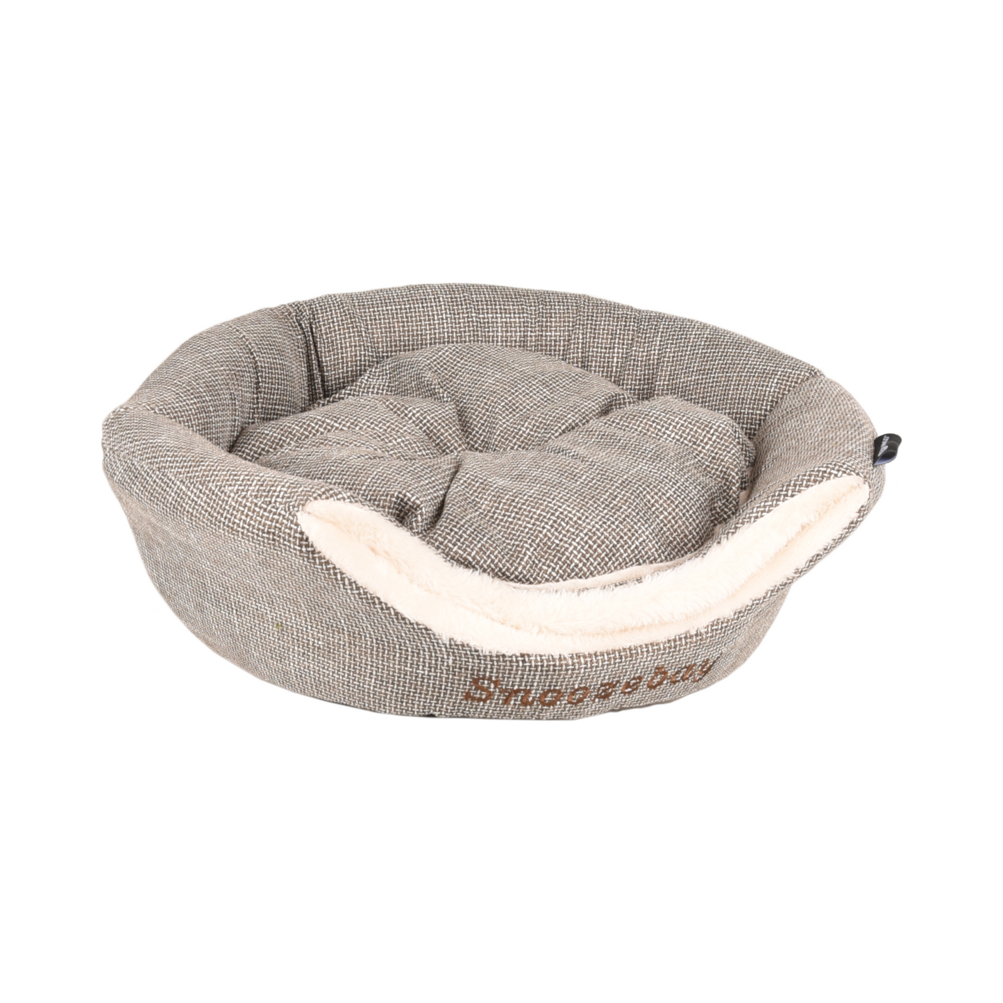 Snoozebay Ovales Kuschelbett für Katzen und kleine Hunde – Der perfekte Ruheplatz