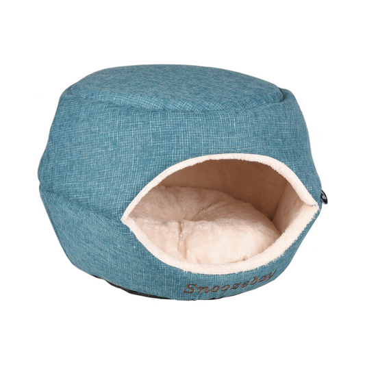 Snoozebay Ovales Kuschelbett für Katzen und kleine Hunde – Der perfekte Ruheplatz