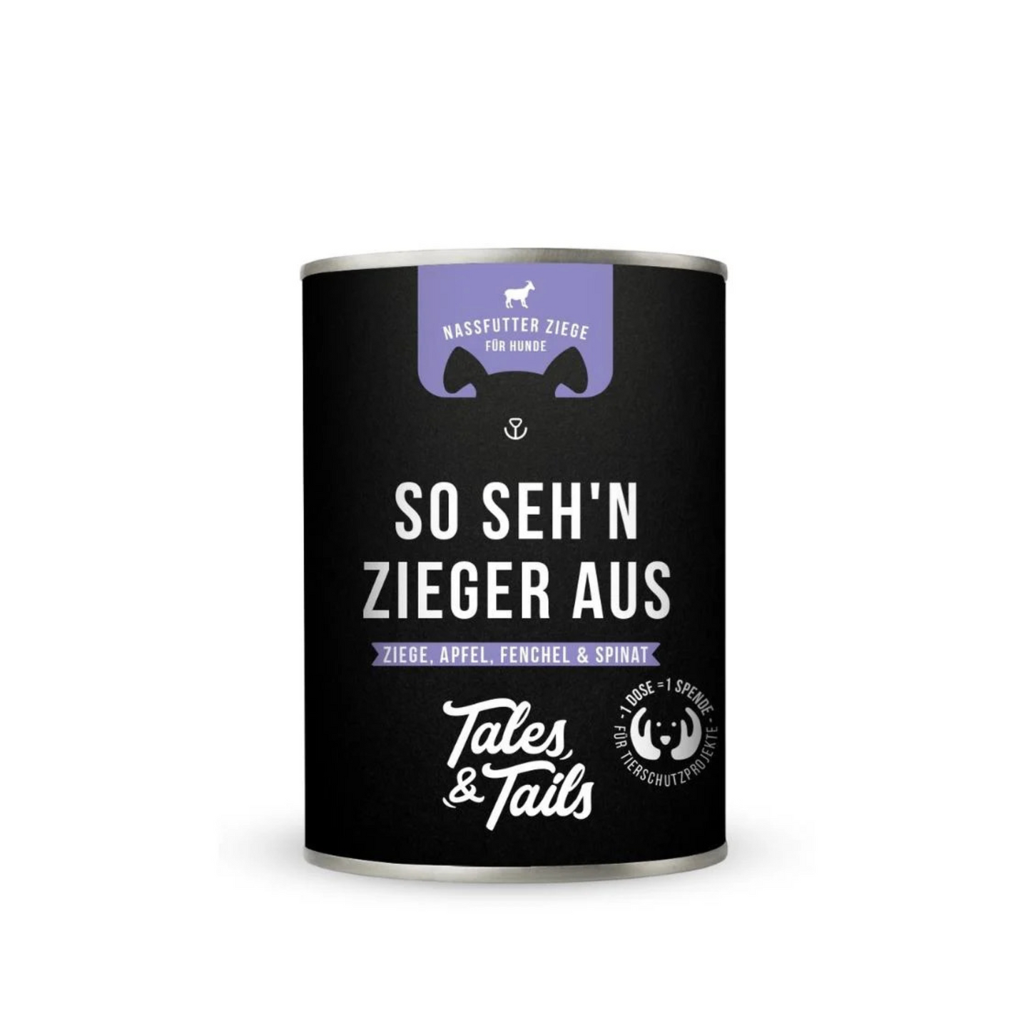 So seh’n Zieger aus – Nassfutter für Hunde mit 75 % Ziege