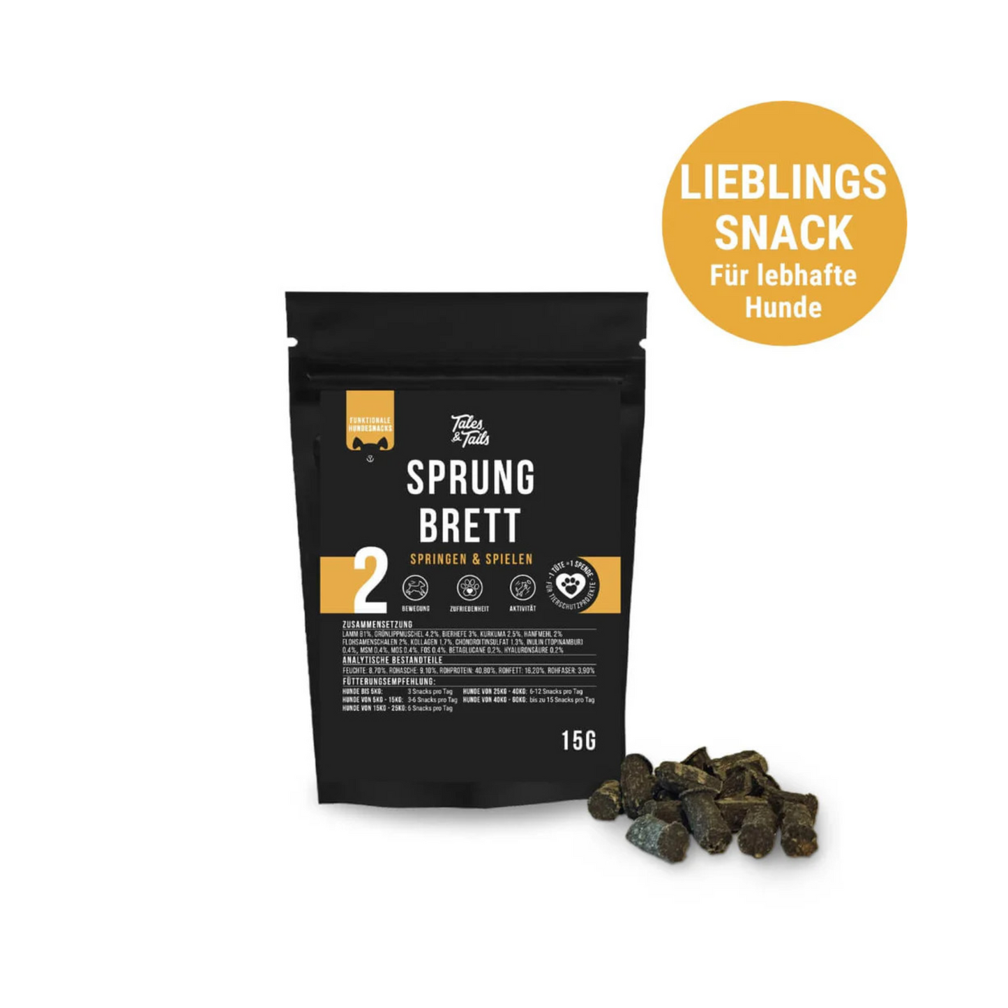 Sprungbrett – funktionaler Snack für Hunde