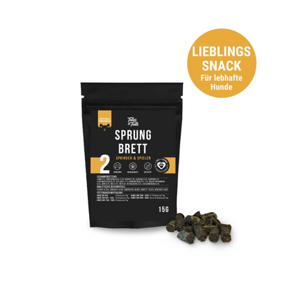 Sprungbrett – funktionaler Snack für Hunde