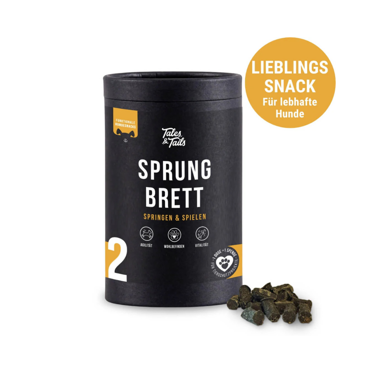 Sprungbrett – funktionaler Snack für Hunde