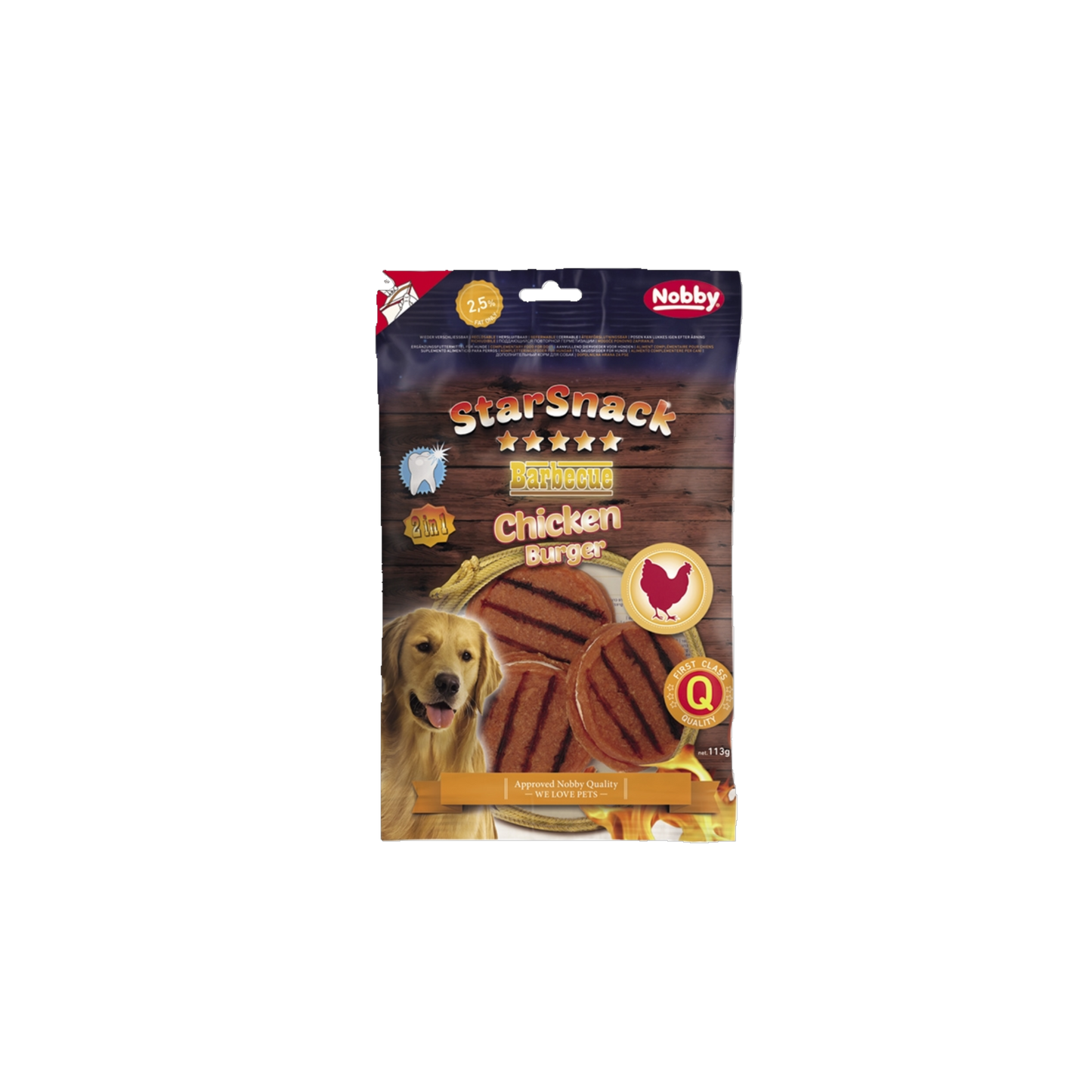 StarSnack BBQ Chicken Burger – Der herzhafte Protein-Burger für deinen Hund