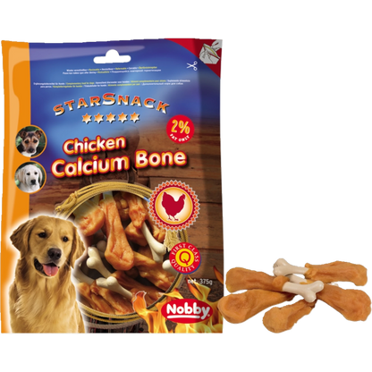 StarSnack BBQ Chicken Calcium Bone – Der knusprige Knochen mit Extra-Kraft