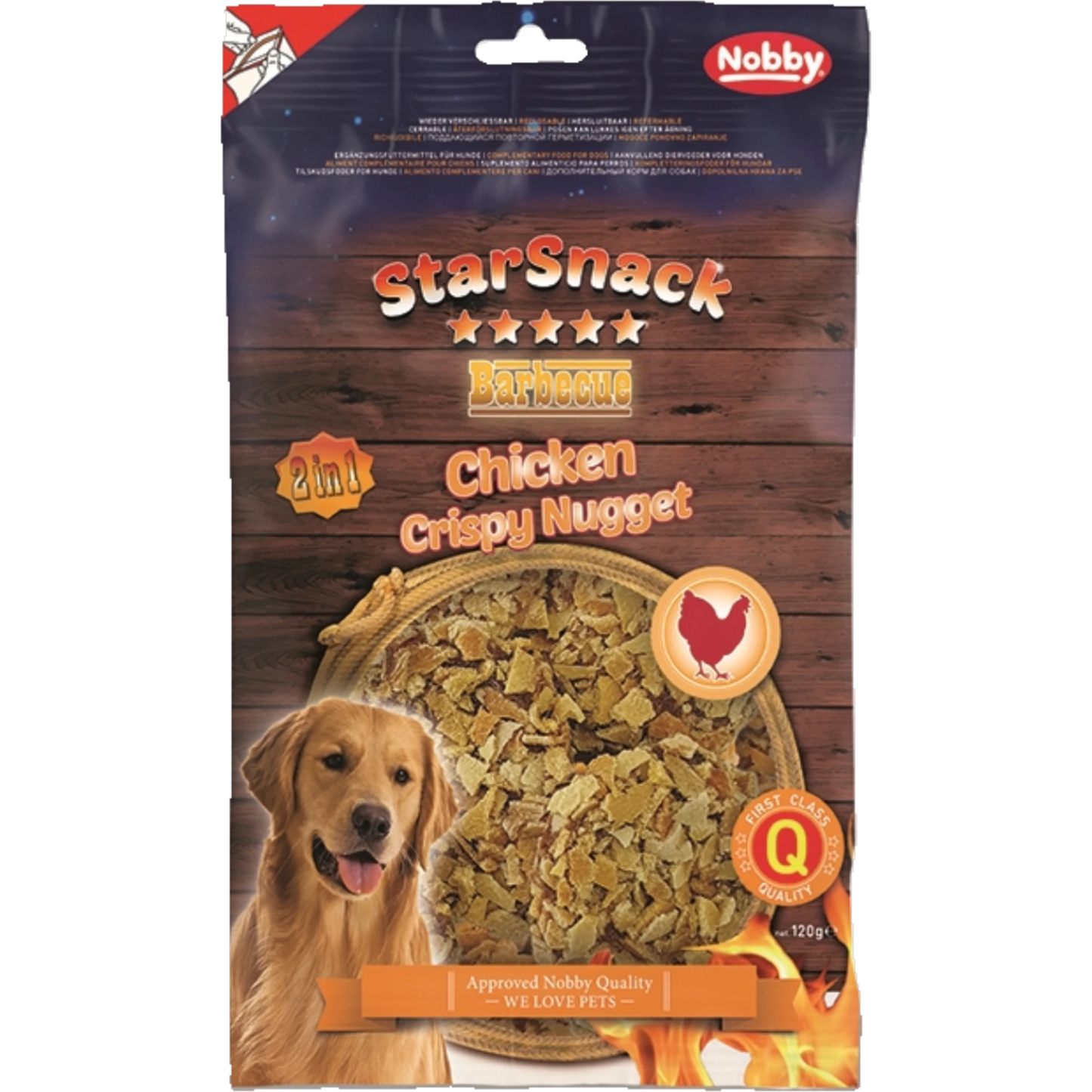 StarSnack BBQ Chicken Crispy Nugget – Knuspriger Kauspaß mit Hähnchenpower