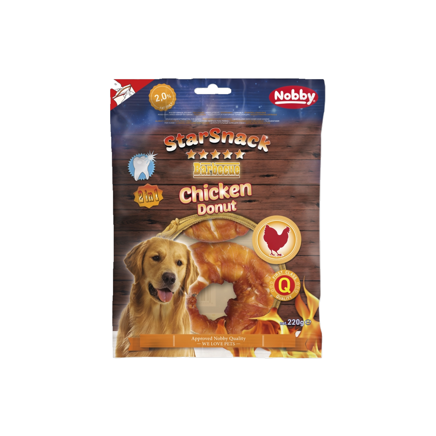 StarSnack BBQ Chicken Donut – Der runde Kauspaß für glückliche Hunde