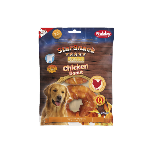 StarSnack BBQ Chicken Donut – Der runde Kauspaß für glückliche Hunde