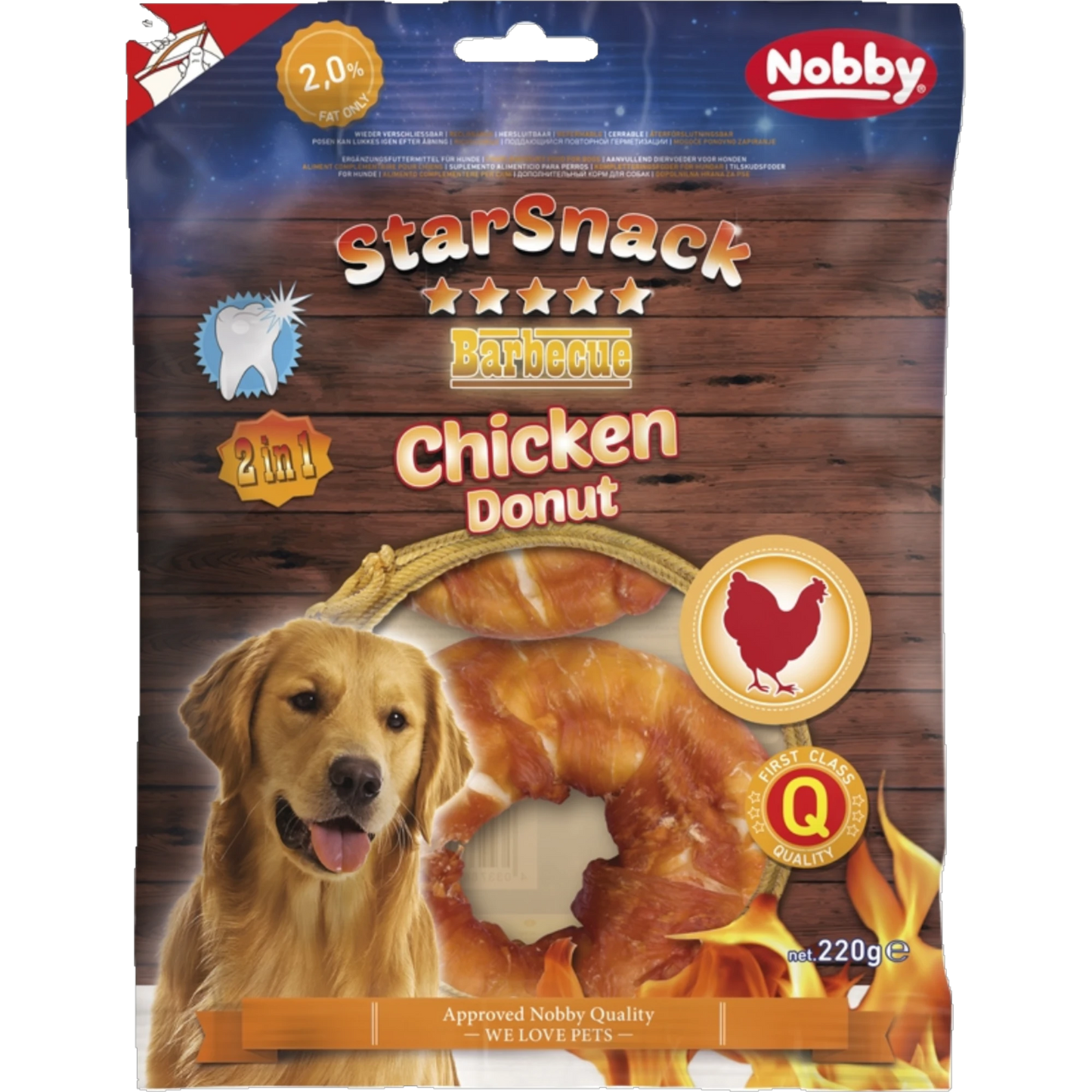 StarSnack BBQ Chicken Donut – Der runde Kauspaß für glückliche Hunde