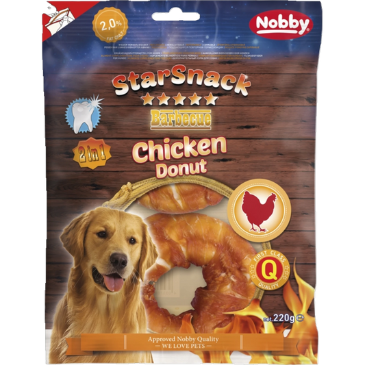 StarSnack BBQ Chicken Donut – Der runde Kauspaß für glückliche Hunde