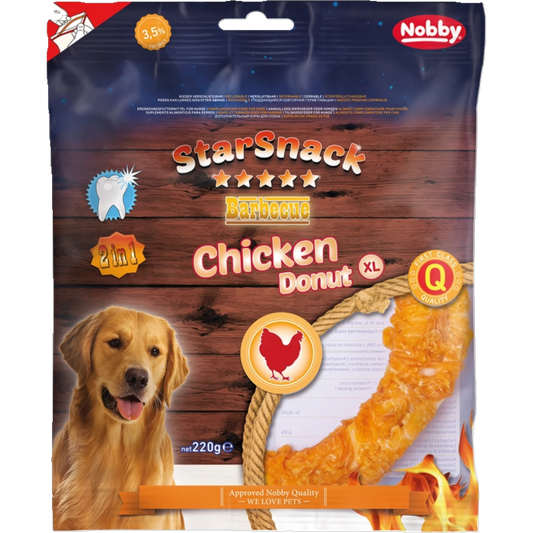 StarSnack BBQ Chicken Donut XL – Der große Kauring für das ganz große Kauvergnügen