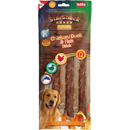 StarSnack BBQ Chicken & Fish Stick – Der extra lange Kauspaß für deinen Vierbeiner