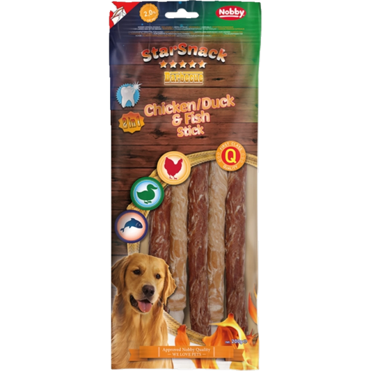 StarSnack BBQ Chicken & Fish Stick – Der extra lange Kauspaß für deinen Vierbeiner