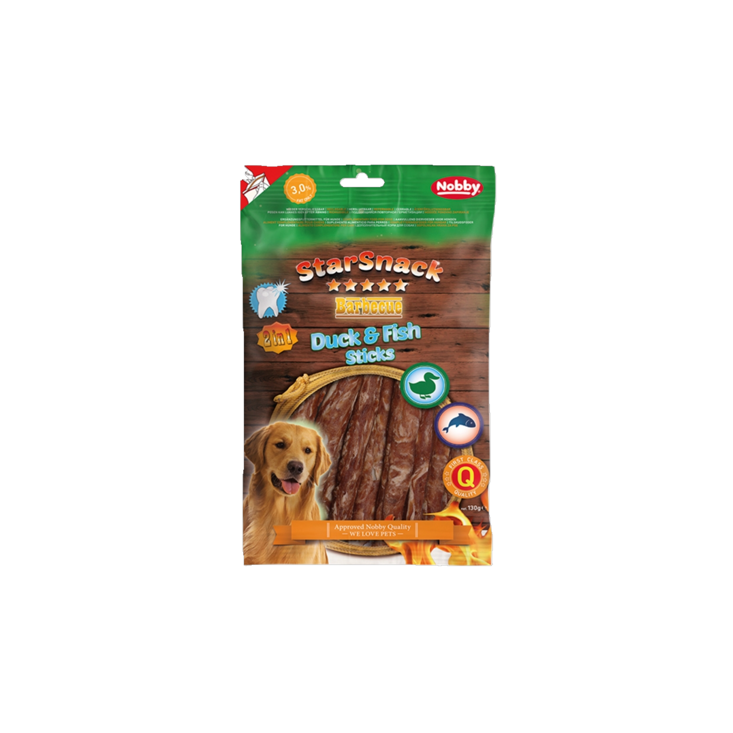 StarSnack BBQ Duck & Fish Stick – Natürlicher Kauspaß mit vollem Geschmack