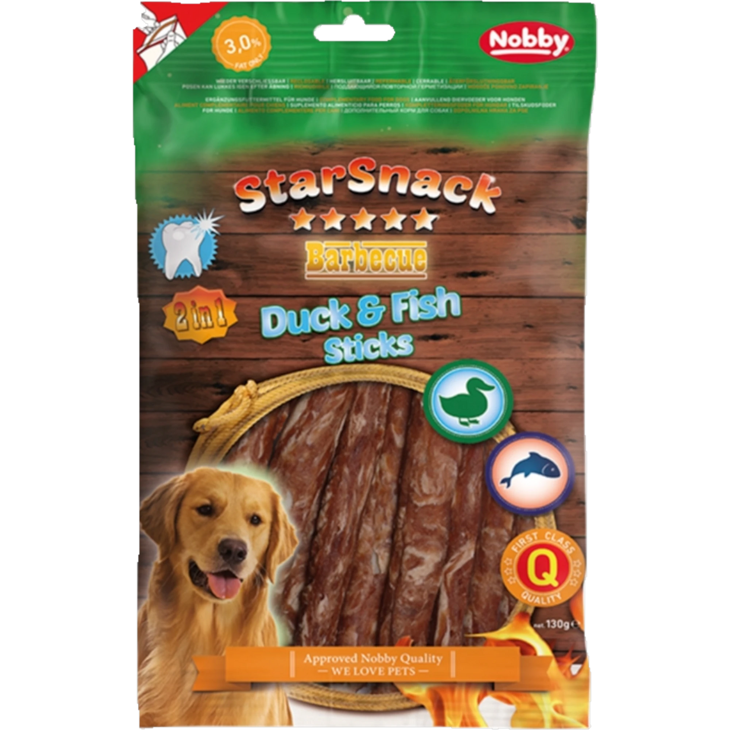 StarSnack BBQ Duck & Fish Stick – Natürlicher Kauspaß mit vollem Geschmack