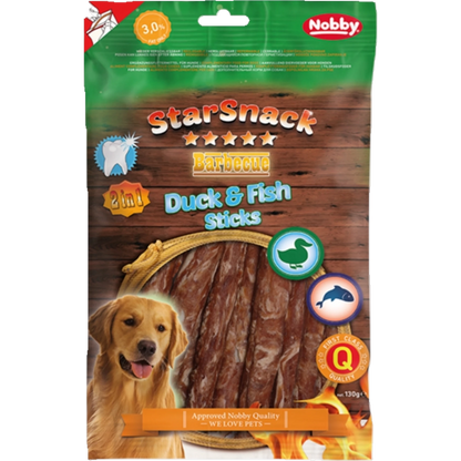 StarSnack BBQ Duck & Fish Stick – Natürlicher Kauspaß mit vollem Geschmack