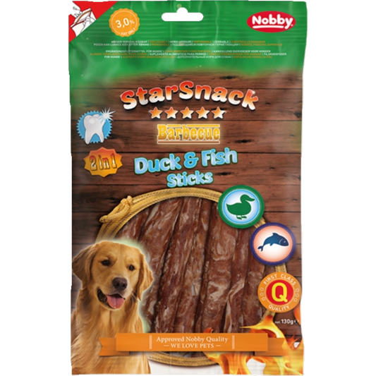 StarSnack BBQ Duck & Fish Stick – Natürlicher Kauspaß mit vollem Geschmack