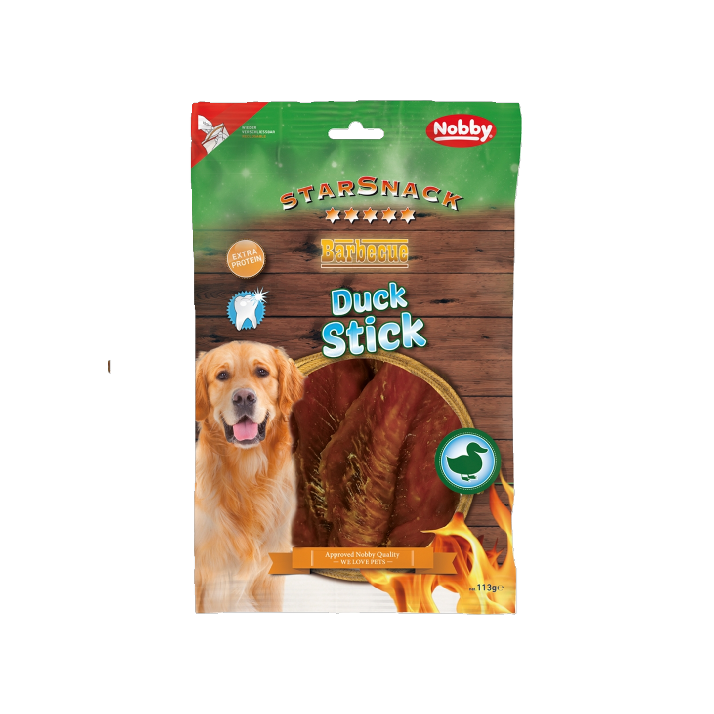 StarSnack BBQ Duck Stick – Premium-Snack mit zarter Ente & kräftiger Rinderhaut