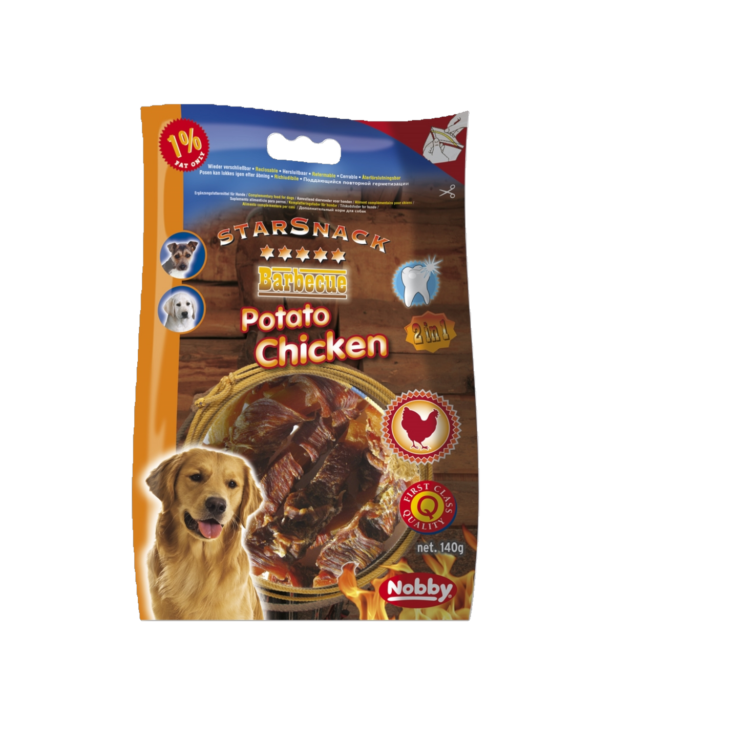 StarSnack BBQ Potato Chicken – Der kalorienarme Kau-Spaß mit Süßkartoffel