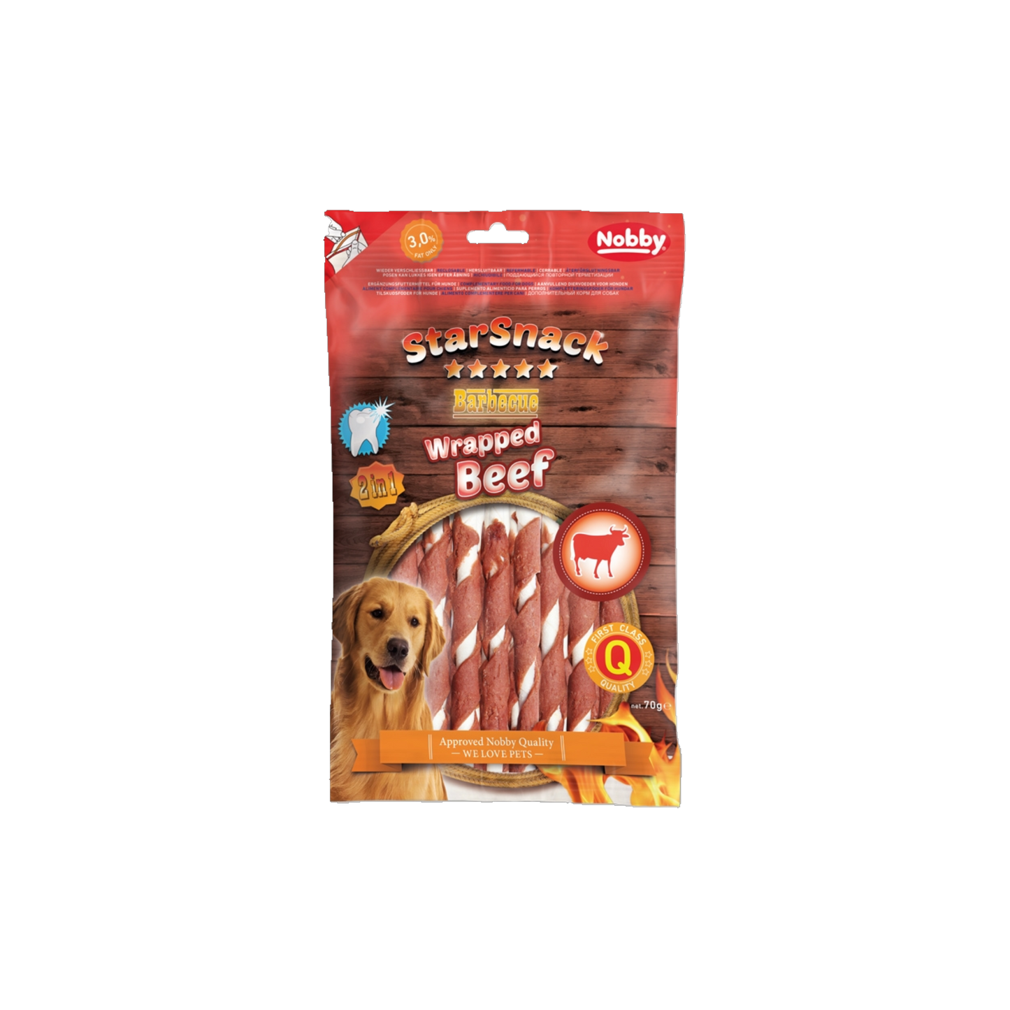 StarSnack BBQ Wrapped Beef – Der herzhafte Snack mit Rind & Ente