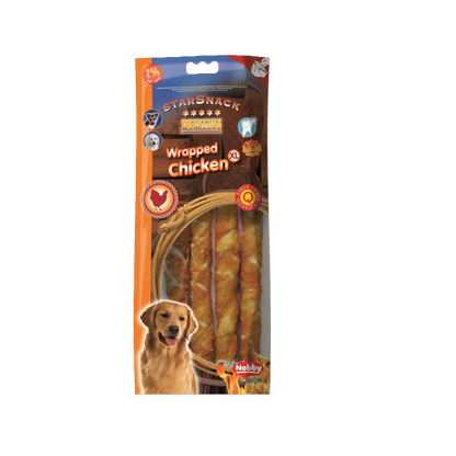 StarSnack BBQ Wrapped Chicken XL – Der extra große Kauspaß für echte Fleischliebhaber