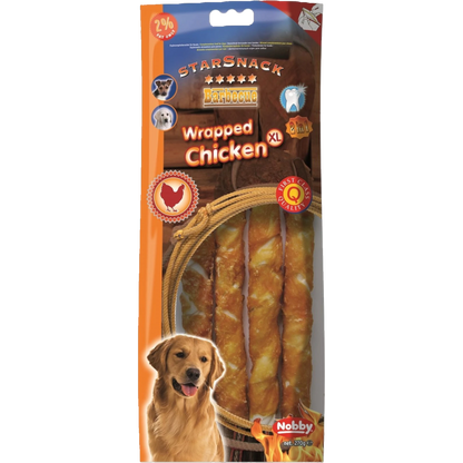 StarSnack BBQ Wrapped Chicken XL – Der extra große Kauspaß für echte Fleischliebhaber