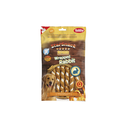 StarSnack BBQ Wrapped Rabbit – Natürlicher Kausnack mit Biss und Zahnpflegeeffekt