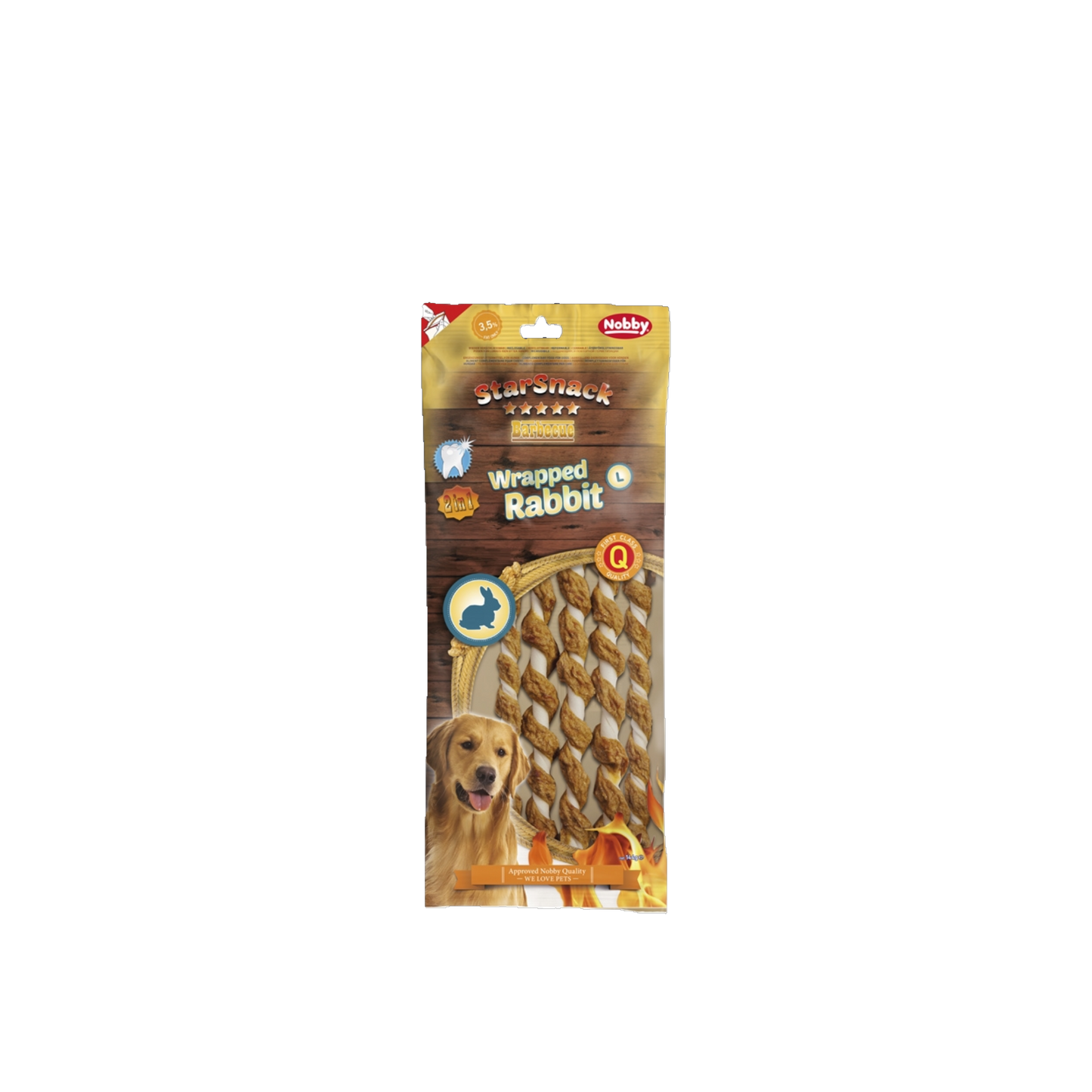 StarSnack BBQ Wrapped Rabbit – Zahnpflege & Geschmack in einem