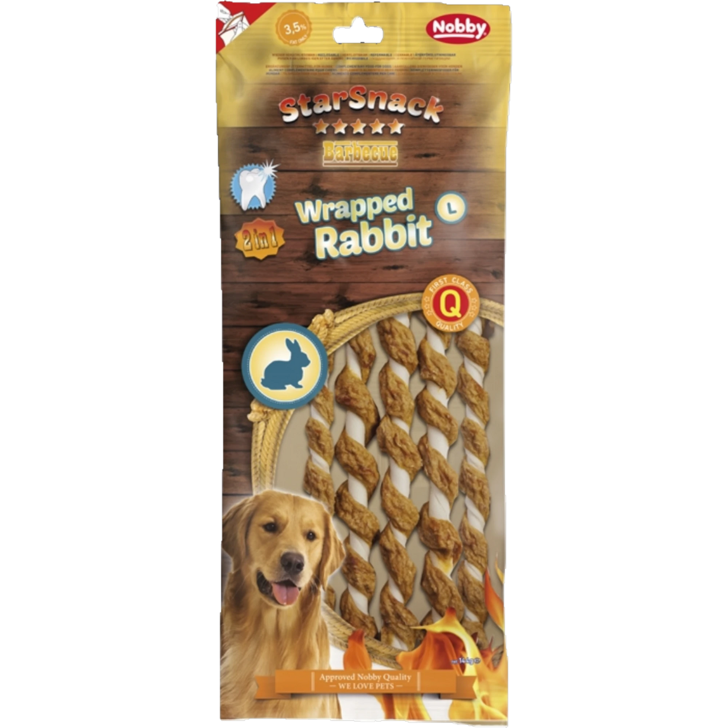 StarSnack BBQ Wrapped Rabbit – Zahnpflege & Geschmack in einem