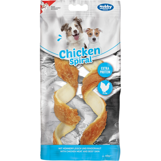 StarSnack CLASSIC Barbecue Chicken Spiral – Kauspaß mit Dreh und Geschmack