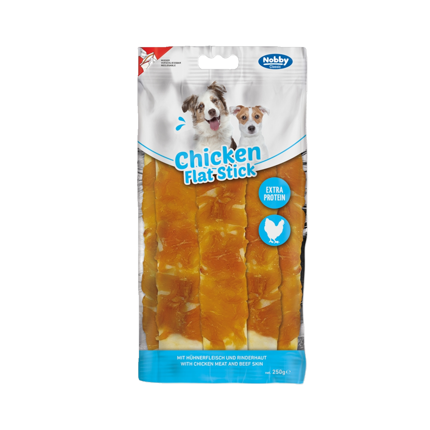 StarSnack CLASSIC Chicken Flat Stick – Der herzhafte Kausnack für starke Hunde