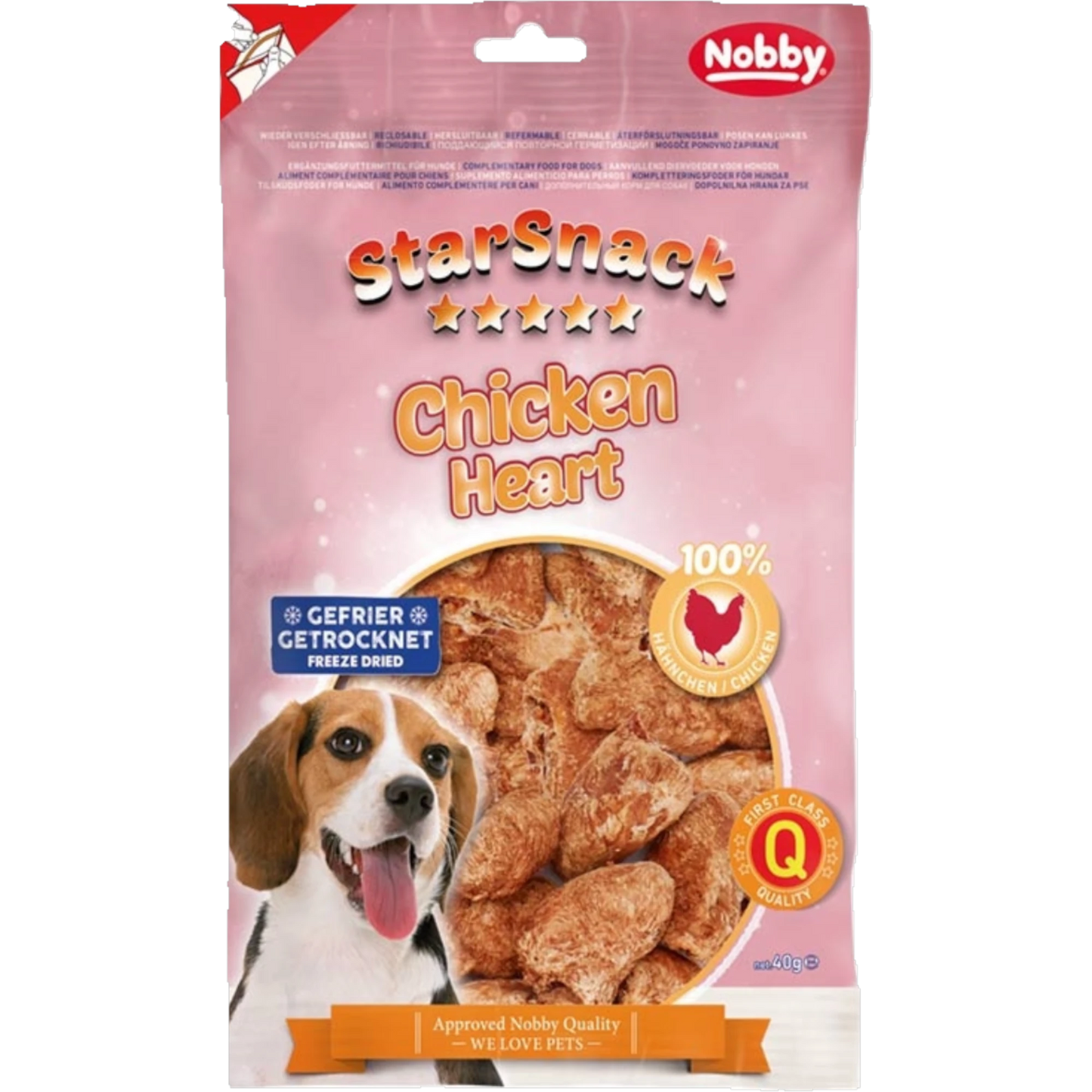 StarSnack Chicken Heart – Reiner Fleischgenuss aus 100 % Hähnchenherz