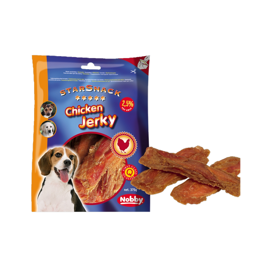 StarSnack Chicken Jerky – Reines Hähnchen, purer Kauspaß