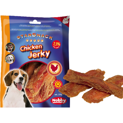 StarSnack Chicken Jerky – Reines Hähnchen, purer Kauspaß