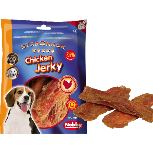 StarSnack Chicken Jerky – Reines Hähnchen, purer Kauspaß