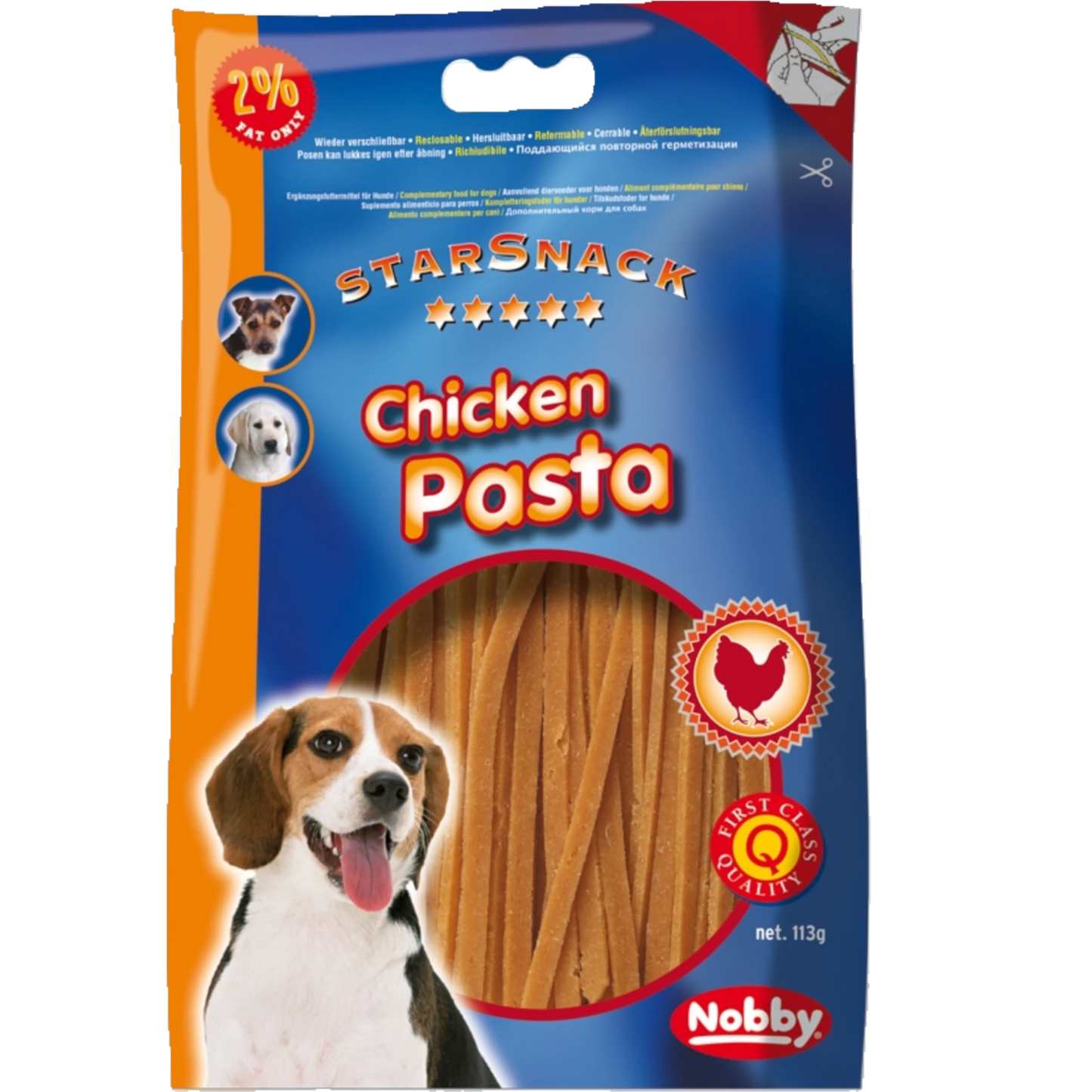 StarSnack Chicken Pasta – Feine Hähnchenstreifen für echten Pastagenuss