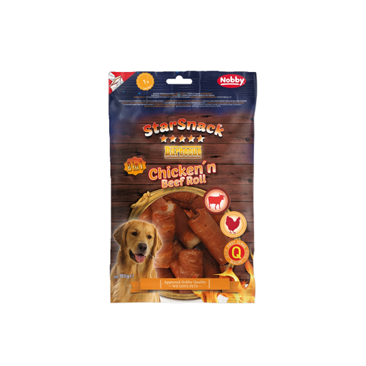 StarSnack Chicken’n Beef Roll – Fleischige Belohnung mit wenig Fett