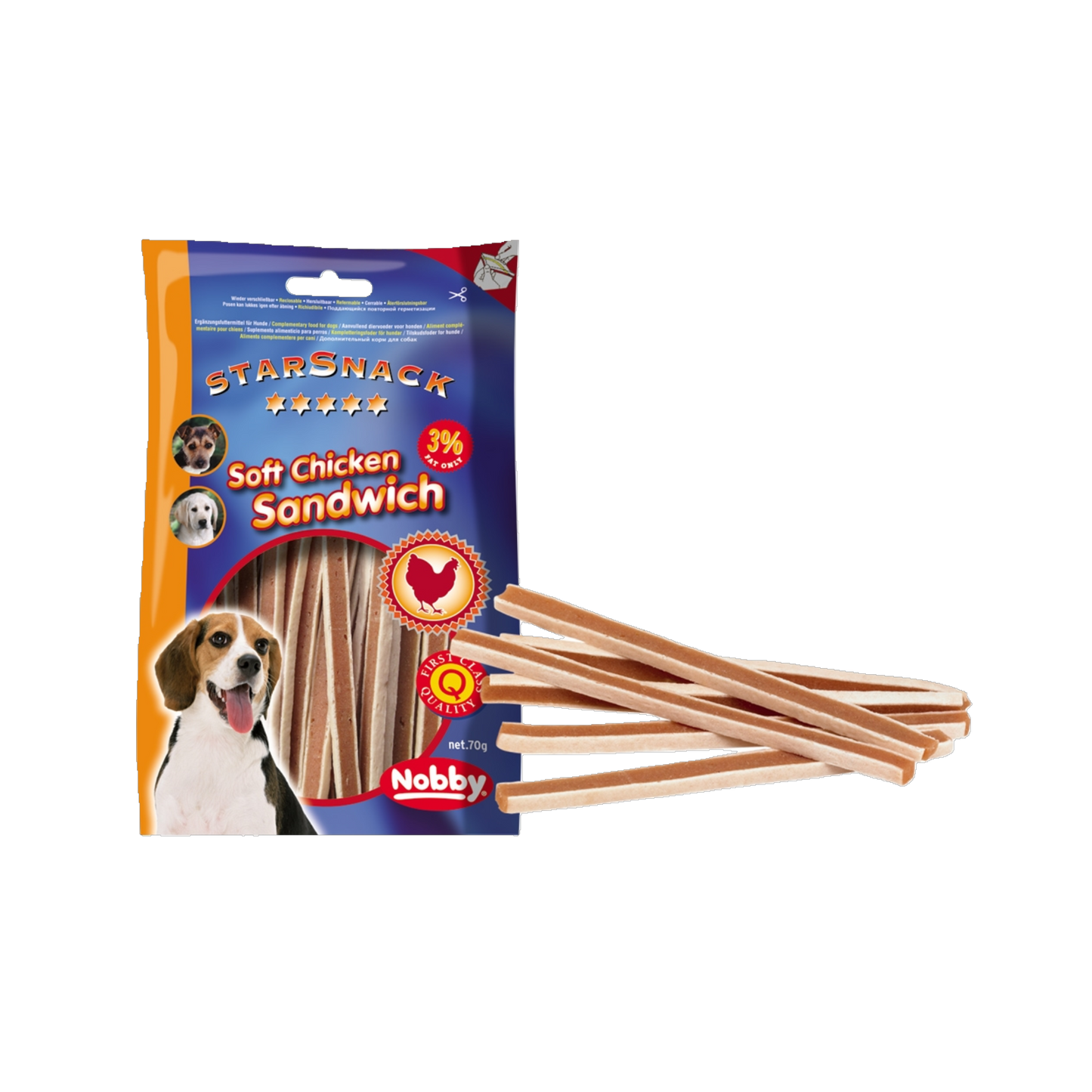 StarSnack Soft Chicken Sandwich – Zarter Genuss mit Hähnchen & Fisch