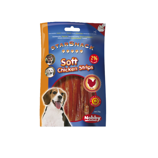 StarSnack Soft Chicken Strips – Der proteinreiche Premium-Snack mit 83 % Hähnchen