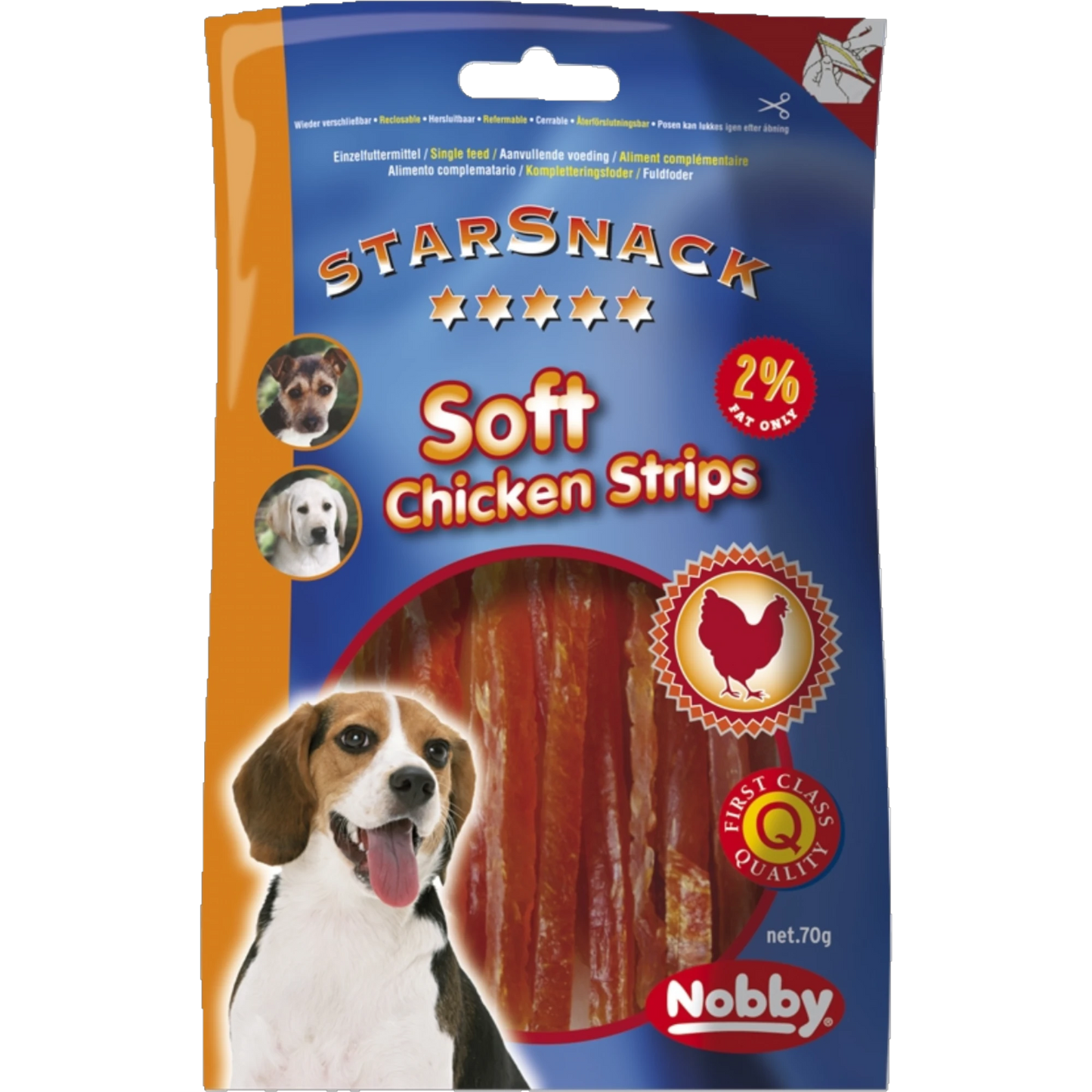 StarSnack Soft Chicken Strips – Der proteinreiche Premium-Snack mit 83 % Hähnchen