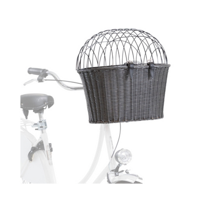 Trixie Front-Fahrradkorb aus Polyrattan – Sicher und komfortabel unterwegs
