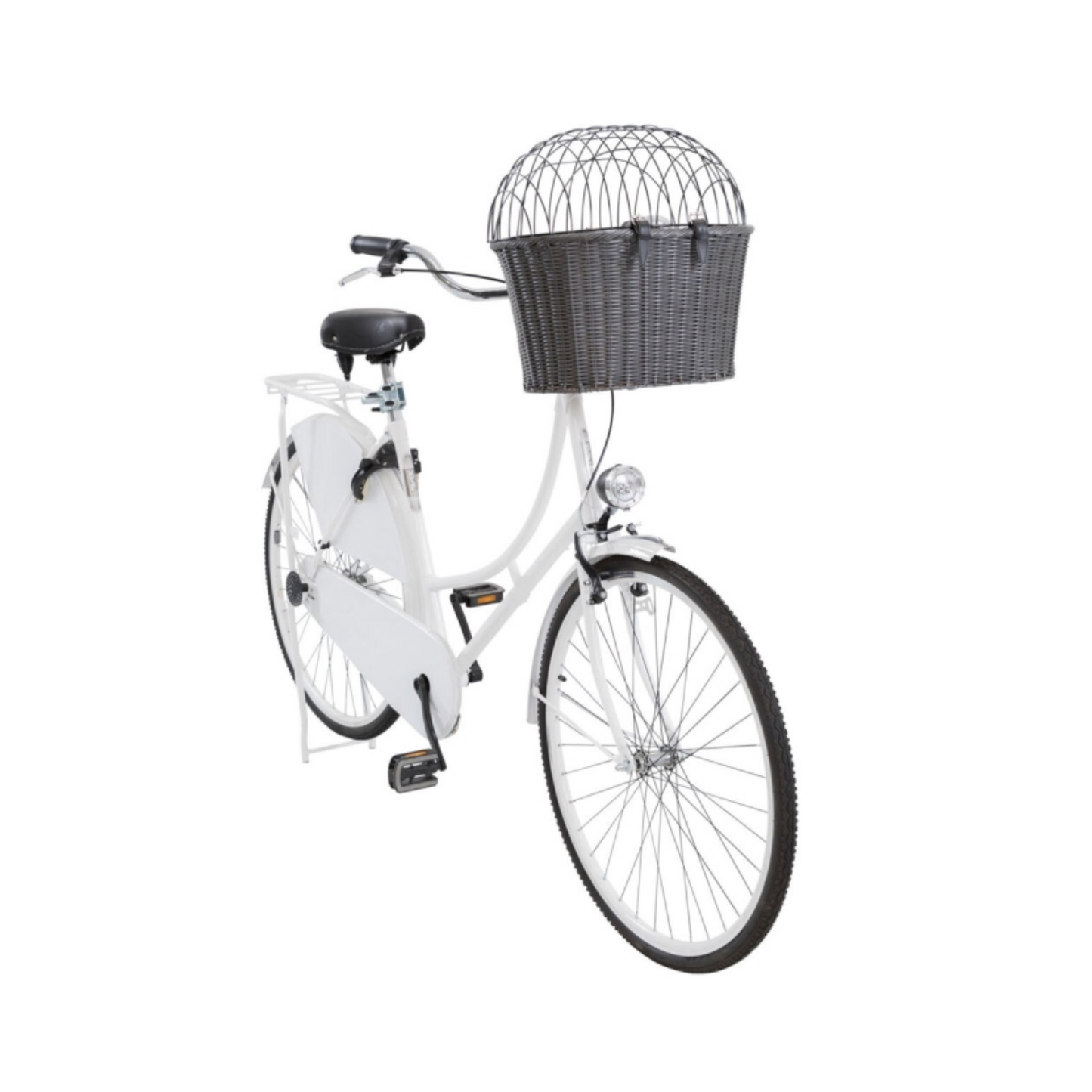 Trixie Front-Fahrradkorb aus Polyrattan – Sicher und komfortabel unterwegs