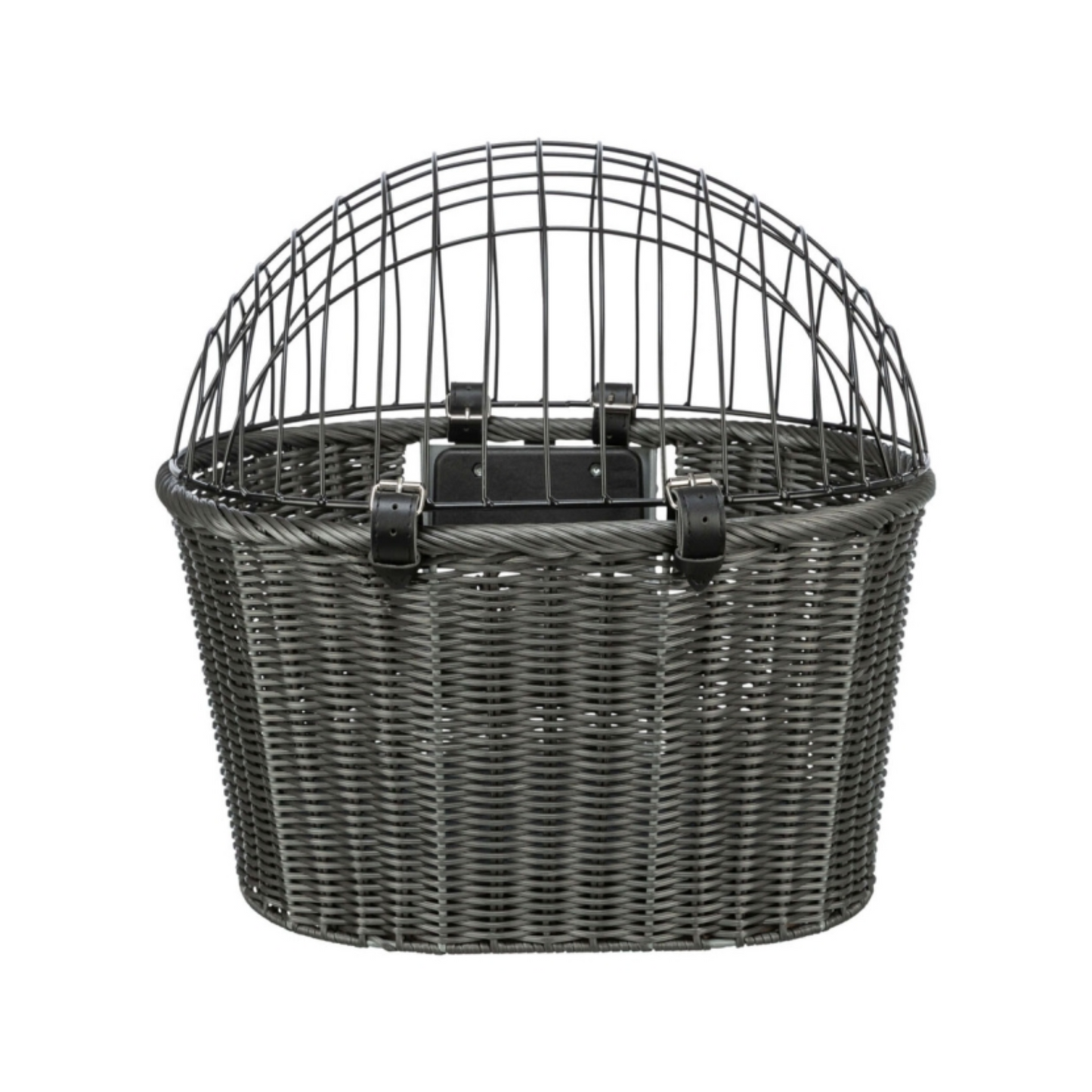 Trixie Front-Fahrradkorb aus Polyrattan – Sicher und komfortabel unterwegs