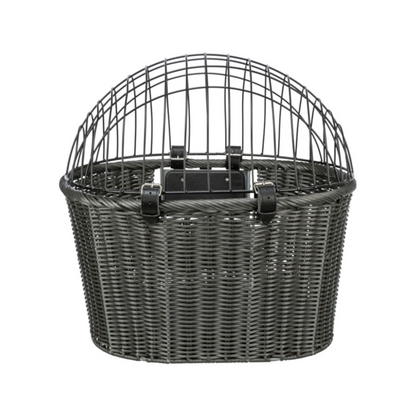 Trixie Front-Fahrradkorb aus Polyrattan – Sicher und komfortabel unterwegs